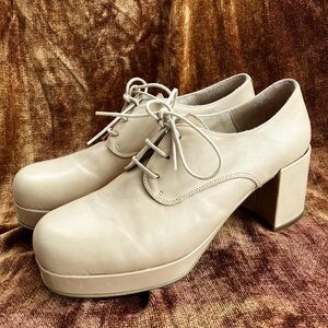 Women’s Leather Platform Heels